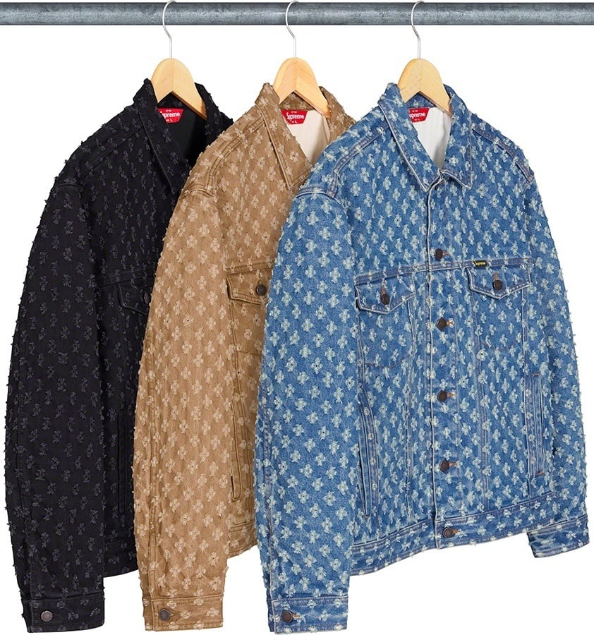 Hole Punch Denim Trucker Jacket